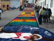 Tapete de rua na Festa de Corpus Christi em Santana do Parnaíba