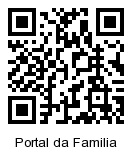 QRCode do site do Portal da Família